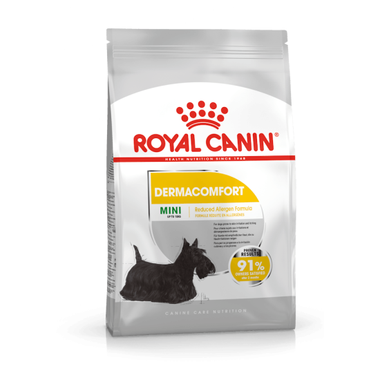 Royal Canin Mini Dermacomfort Care – Hrană Uscată pentru Câini Adulți de Talie Mică, pentru Piele Sensibilă – 1 kg